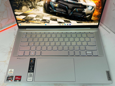 Ноутбук Lenovo Yoga Slim 7 Carbon Gen 6 (82L0005QRU) 14"/AMD Ryzen 7 5800U/RAM 16/SSD 1024 GB/Radeon Graphics/2880x1800/OLED/Windows 11/Подсветка кл-ры:LED/серый