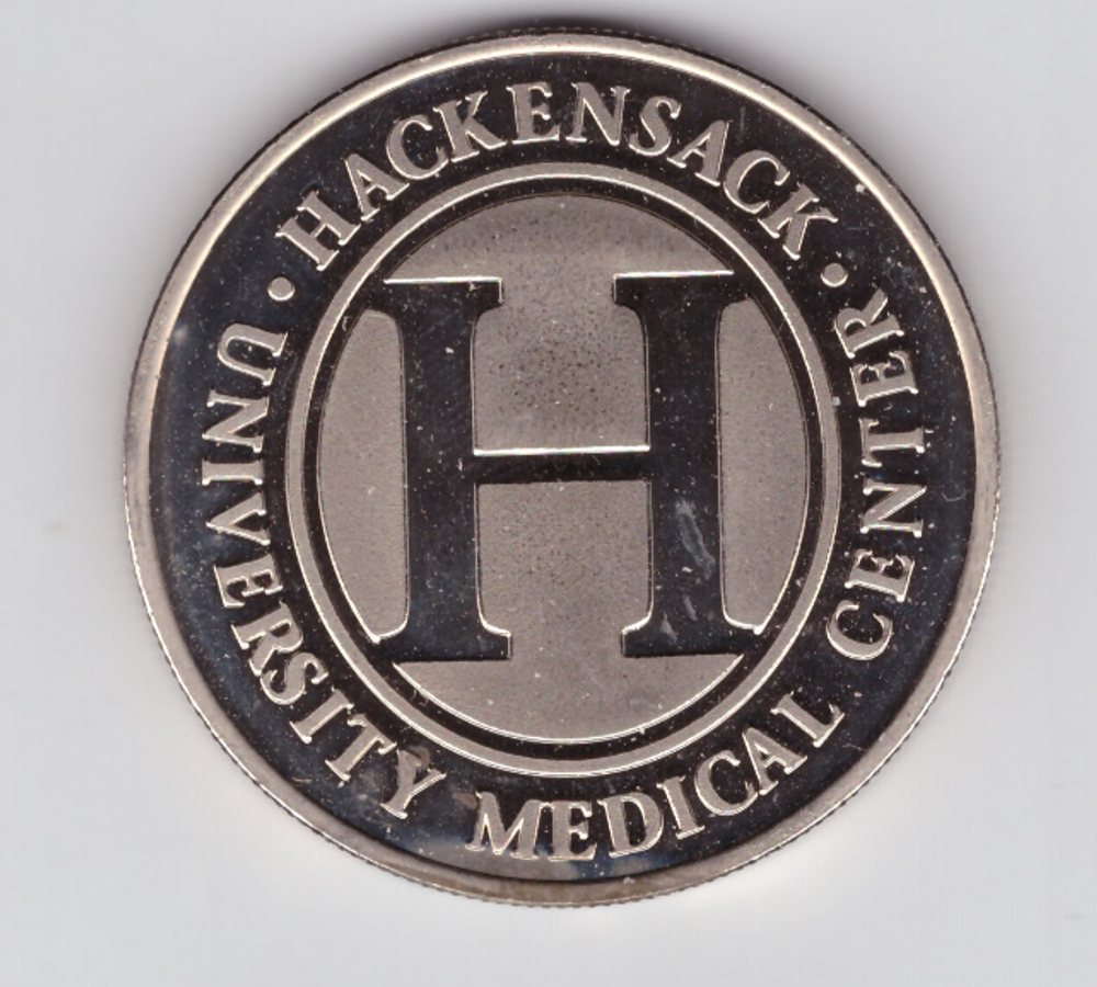 Жетон "Медицинский центр Hackensack"