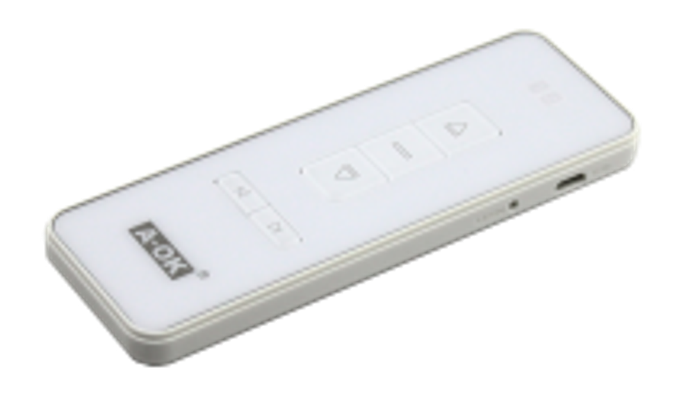 Пульт 2-канала AC127-02L (белый) USB зарядка