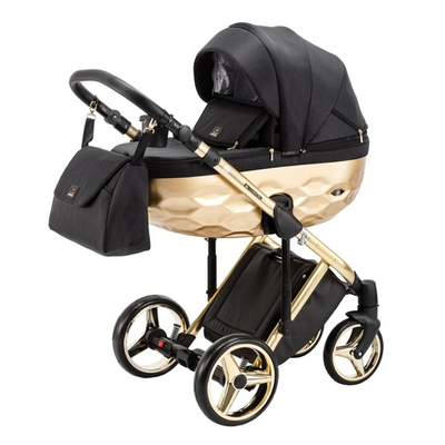 Детская универсальная коляска Adamex Chantal STAR - 6 (2в1) Ткань БЕЗ блёсток