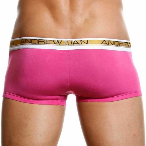 Мужские трусы хипсы розовые Andrew Christian Slim Focus Boxer Fuchsia