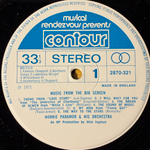 Norrie Paramor And His Orchestra ‎– Music From The Big Screen (Англия 1971г.)