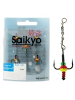 Тройник-капля с глазом золотой + цепочка №10 (упк. 5 шт.)