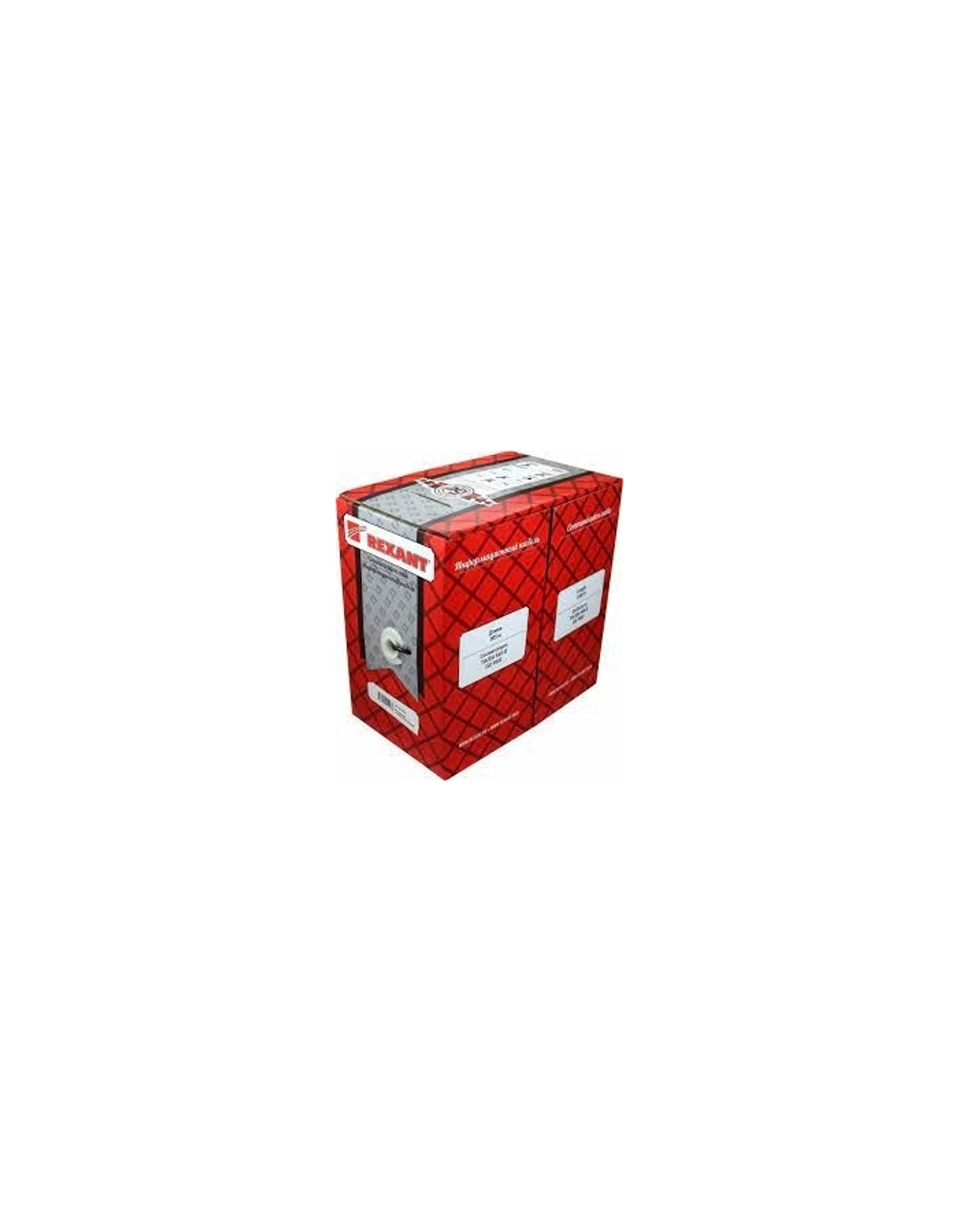 Rexant (01-0069) Кабель витая пара U/UTP, CAT 5e, ZH нг(А)-HF, 4PR, 24AWG, INDOOR, SOLID, серый, 305м