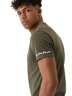 Мужская теннисная футболка Björn Borg Borg Breeze T-Shirt - ivy green