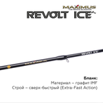 Зимняя удочка Maximus REVOLT ICE 26M (MIRRI26M) 0,65м до 30гр