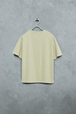 ZARA STORIESZ - ФУТБОЛКА HEAVY WEIGHT С ВОРОТНИКОМ НА ПУГОВИЦАХ, СВЕТЛО-ЗЕЛЕНЫЙ