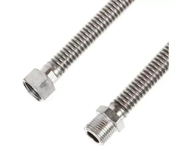 Подводка гибкая SS Н-В 3/4&quot; 150см гофрированная нержавеющая 32753