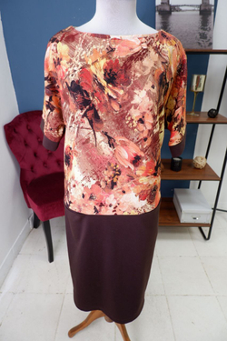 Платье Magda комбинированное 44 размер, новое