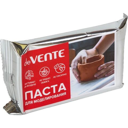 Глина для лепки deVENTE. HOBBY CREATIVE , терракотовая 150гр., самозатвердевающая