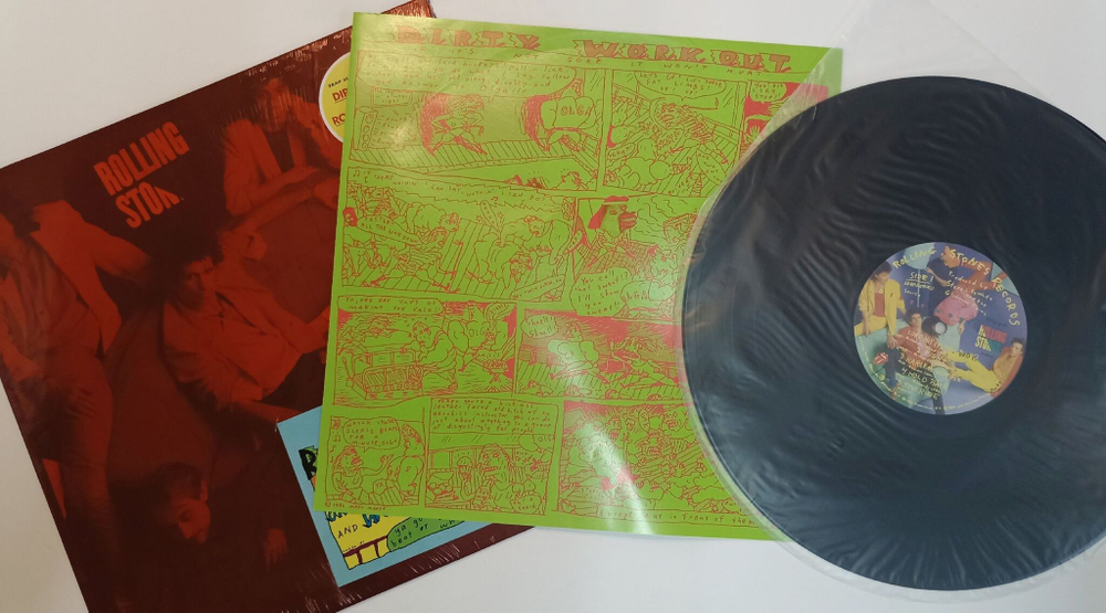 Винтажная виниловая пластинка LP Rolling Stones Dirty Work (Japan 1986) (Shrink)