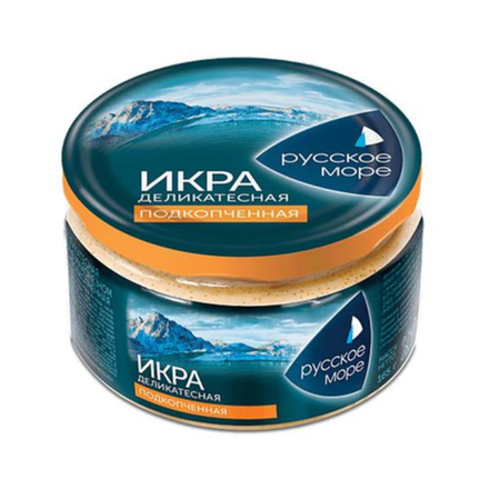 Икра Русское Море деликатесная подкопченная 165 гр