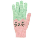 Перчатки "Кот Обормот" мятный/св.розовый р.14, 1 шт.