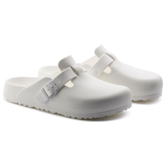 Birkenstock Boston Essentials Домашние тапочки белого цвета