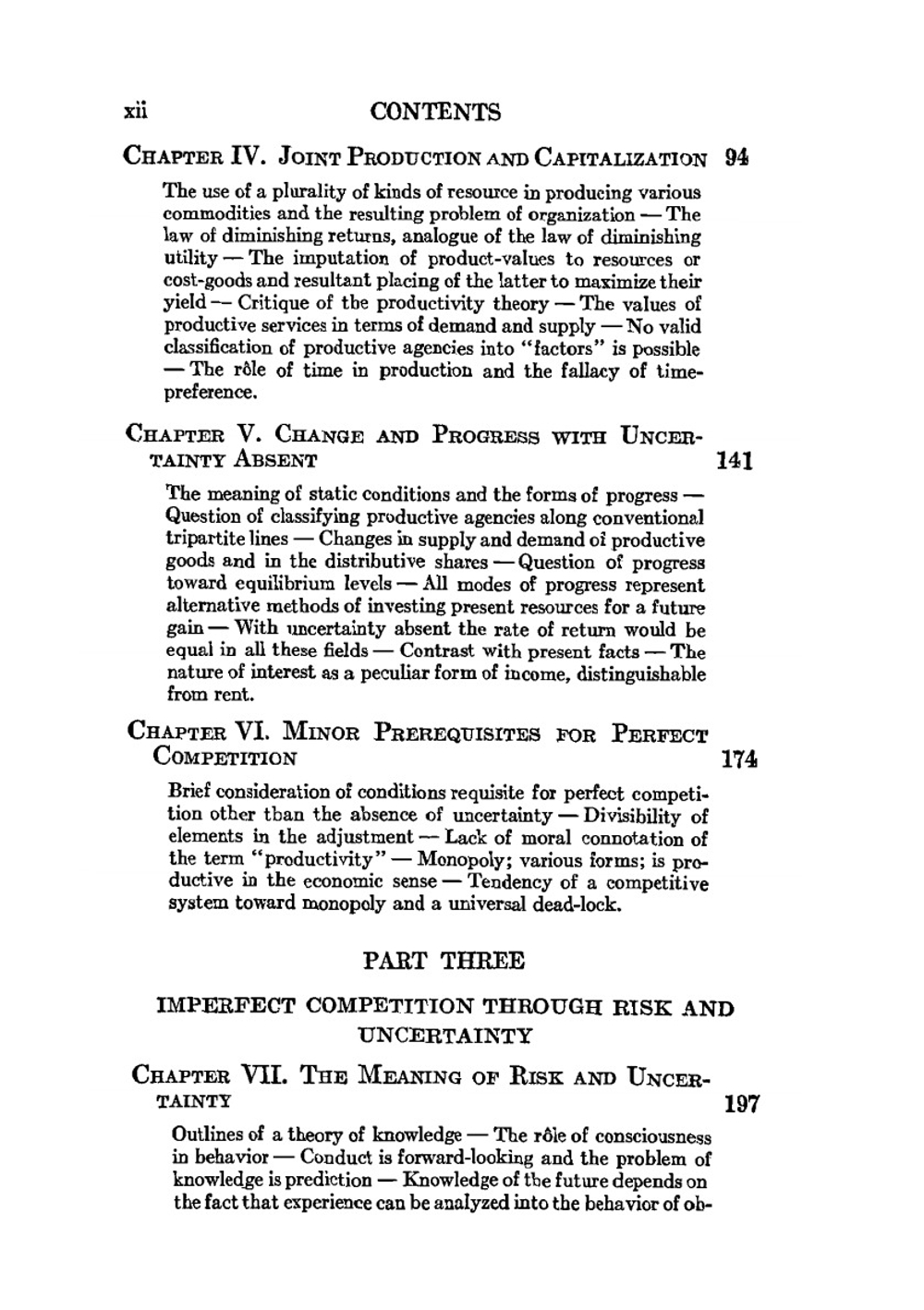 Risk, Uncertainty and Profit | Frank Hyneman Knight