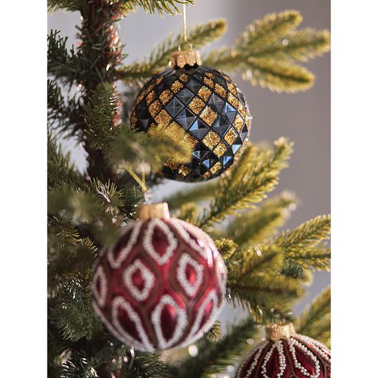 Набор ёлочных украшений vitrage из коллекции new year essential, 7 шт.