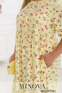 Платье 2465-желтый Minova