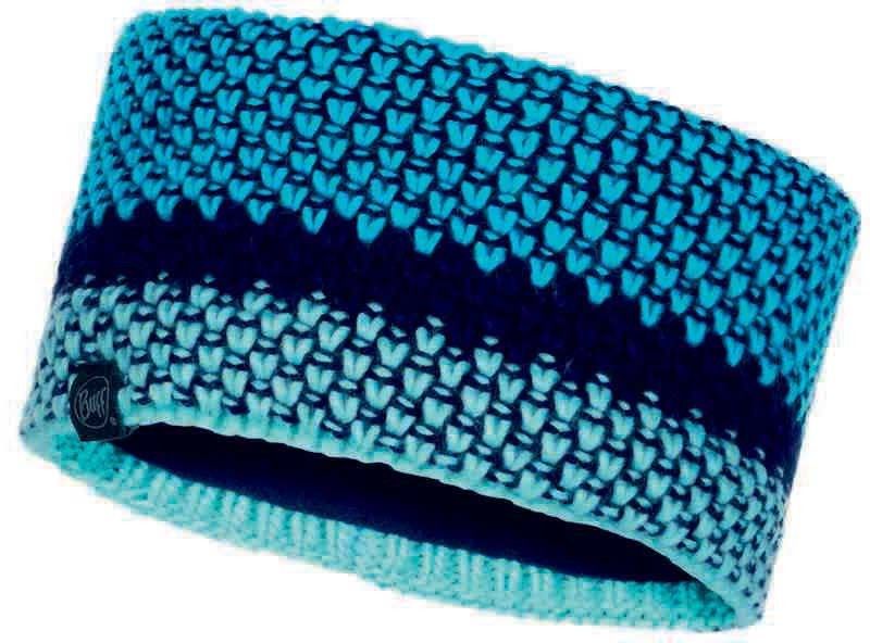Повязка на голову вязаная Buff Headband Knitted Tilda Curaçao Blue Фото 1