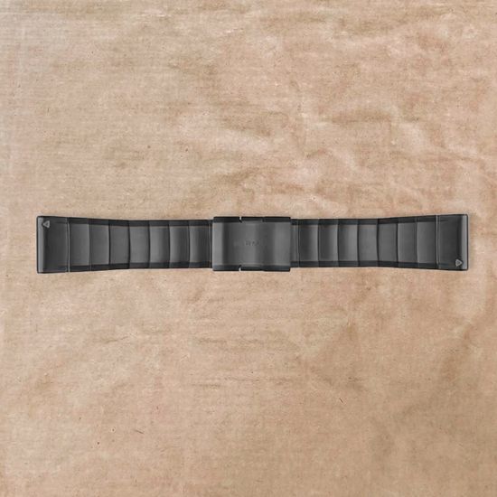 Garmin Quickfit 26 mm Carbon Gray DLC Titanium браслет титановый (010-12741-01)