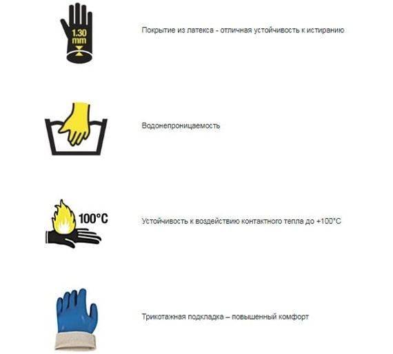 Перчатки латексные VE920 Delta Plus VE920BL09