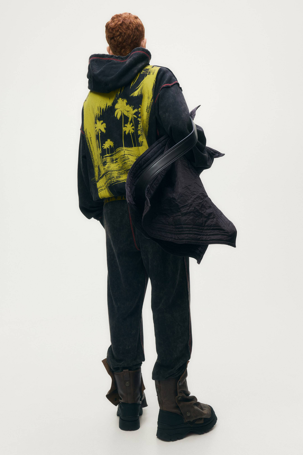 H&M - Glenn Martens Толстовка с принтом, темно-коричневый