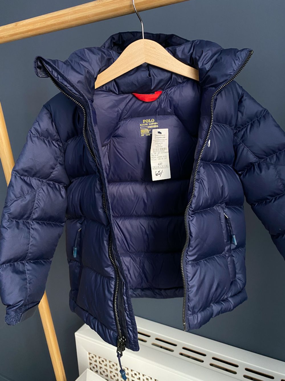 Новый пуховик Ralph Lauren, 110
