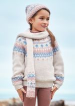 шапка с шарфом