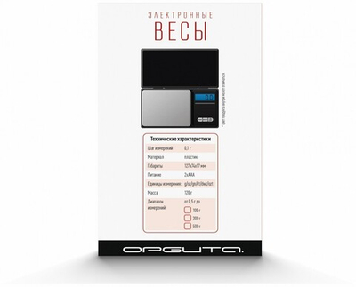 Весы портативные ORBITA OT-HOW06 100гр точность 0.1гр