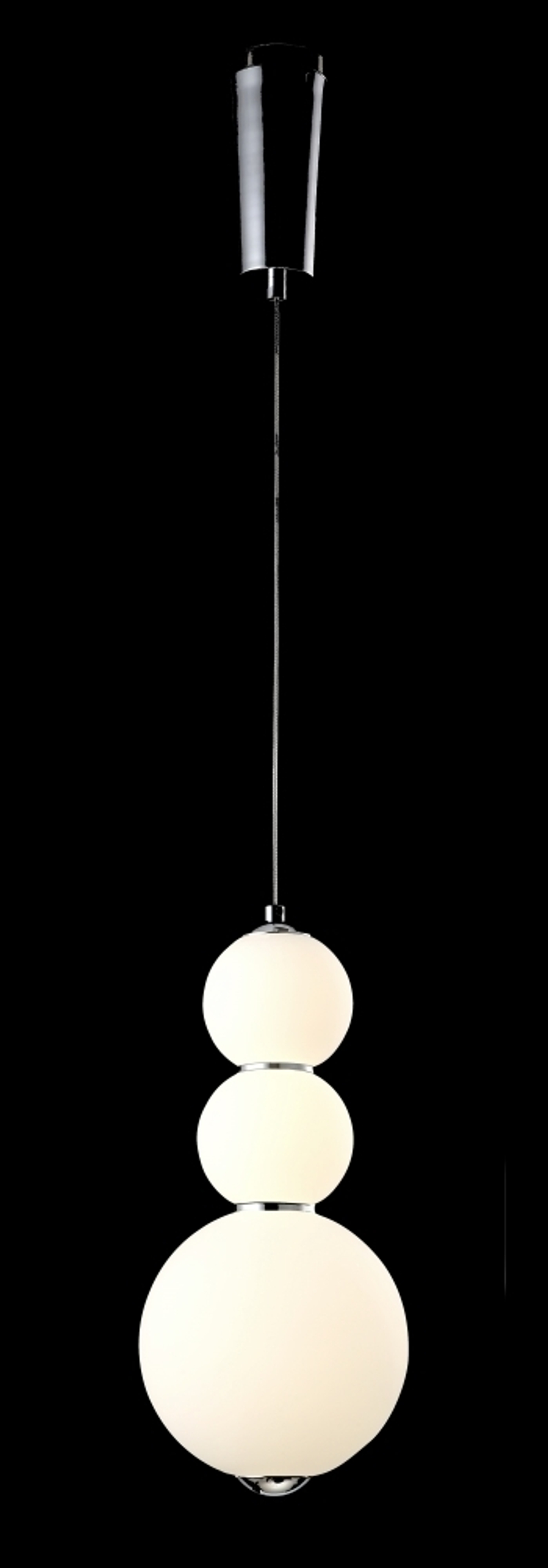 Подвесной светодиодный светильник Crystal Lux DESI SP3 CHROME/WHITE