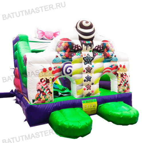 B-15157 Надувная горка "Сладкий замок 3"