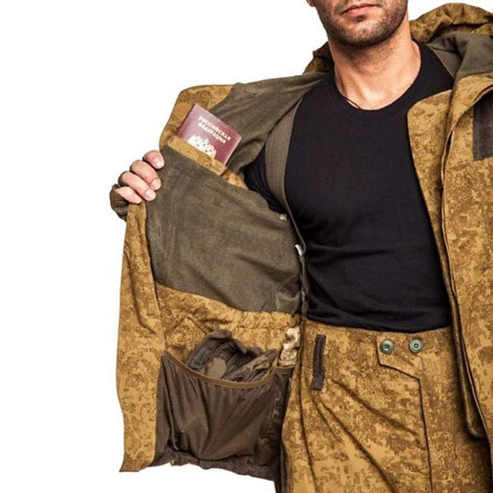 Костюм Горка 3М Барс на флисе Код-хаки