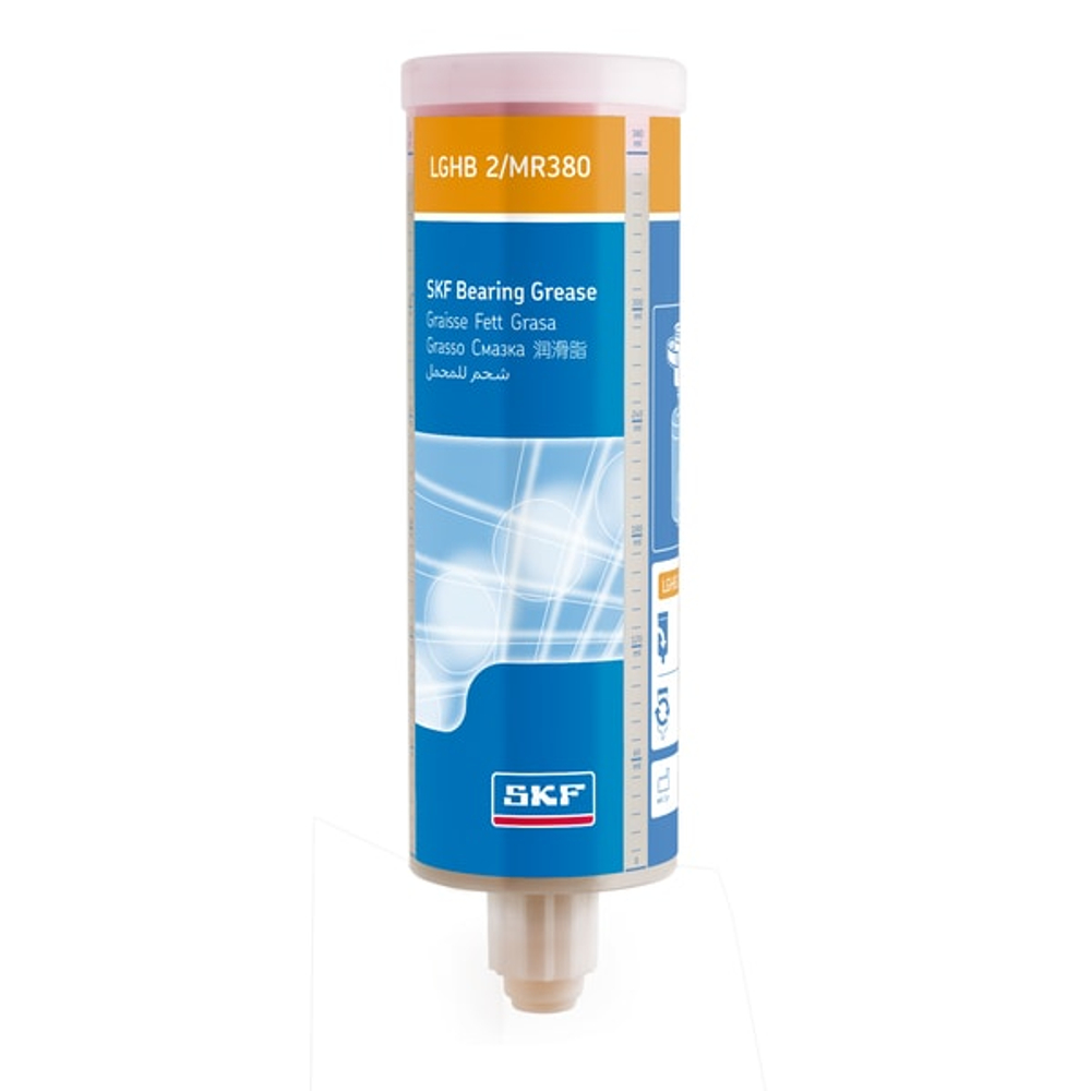 Refill cartridge grease filled, without battery for Electro-mechanical single point lubricant dispenser LGHB 2/MR380