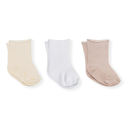 Комплект из 3 пар носков "Classic" (белый/экрю/бежевый)