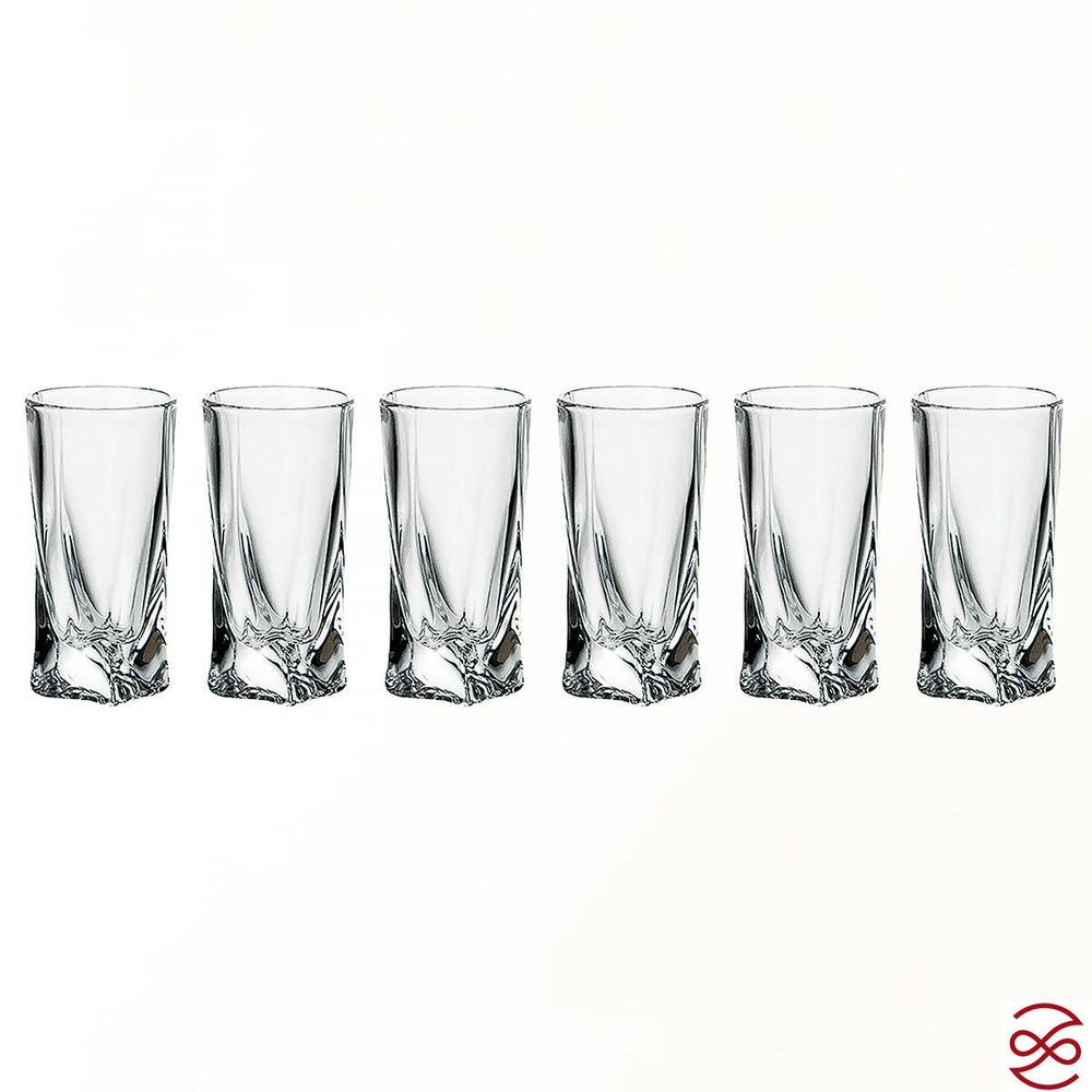 Набор стопок для водки Crystalite Bohemia Quadro 30 мл (6 шт)