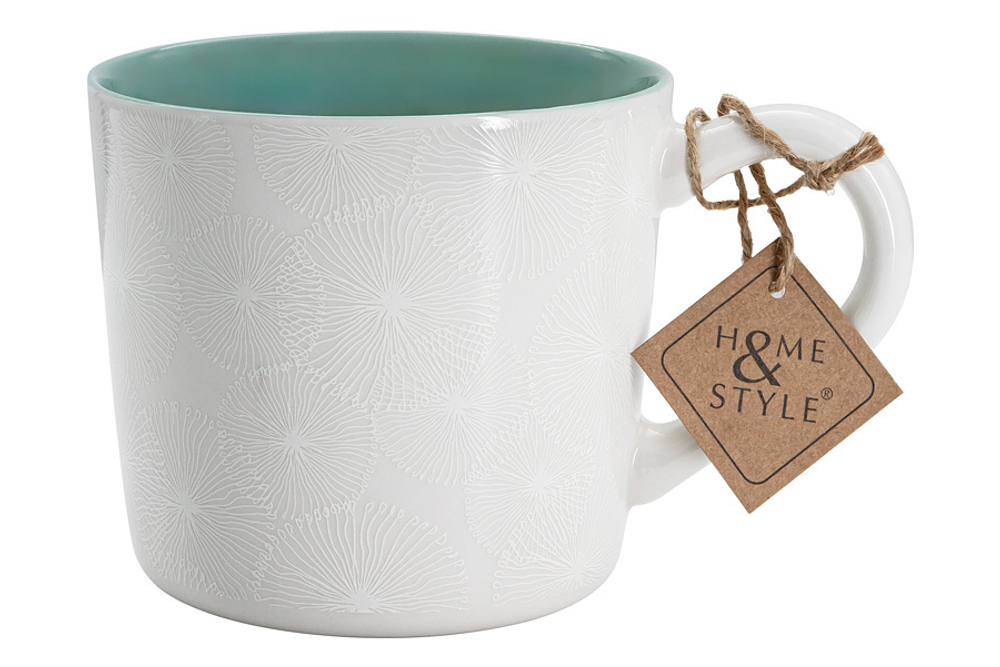 Кружка 450мл Home&Style Frost зелёная