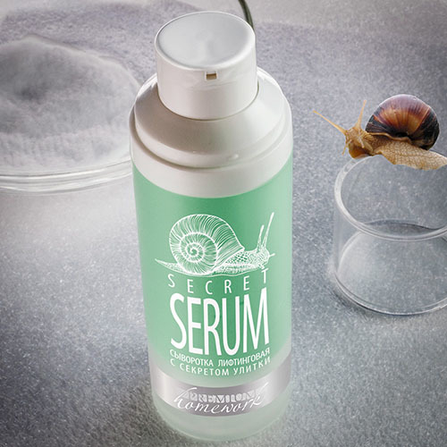 Сыворотка для лица лифтинговая с секретом улитки Premium Homework Secret Serum 30мл