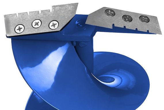 Ледобур Тонар HELIOS HS-180L, зубчатые ножи 2.