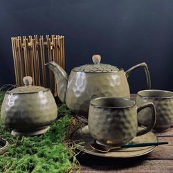 Lenardi 205-447 Чайный сервиз 14пр. 300 мл МИСТРАЛЬ в под.уп.(х3)Фарфор