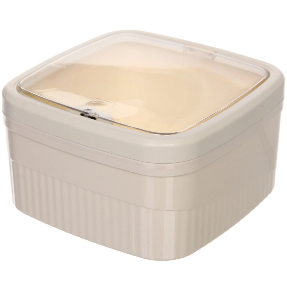 Контейнер для мусора»Стайл»1,6л молочный 163