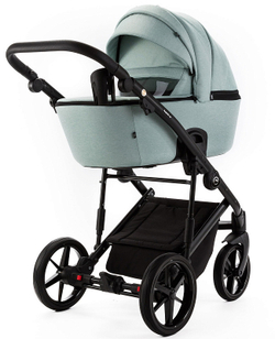 Детская коляска Adamex Mobi New 2 в 1 MN-TK27 TIP (СЕРО-ЗЕЛЕНЫЙ)