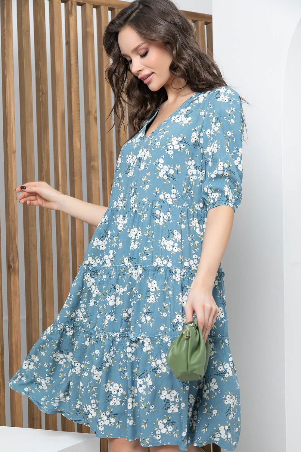 Платье "Юна" (джинс) П5665 LT Collection