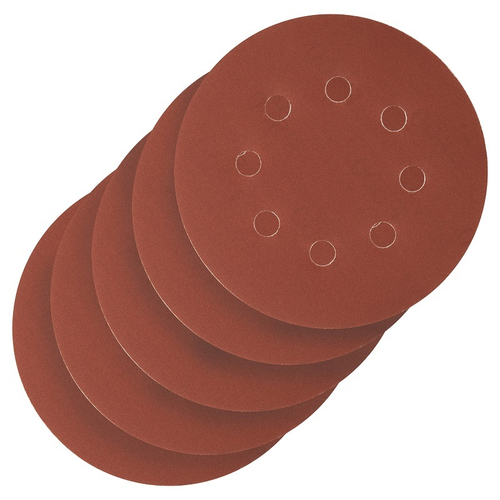 738157 Круг абразивный P 500 на ворсовой подложке под "липучку", 125 мм, 5 шт, перфорированный, Сибртех