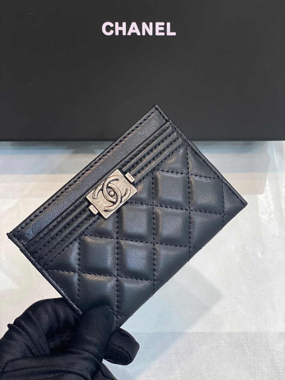 Chanel Boy Card Holder