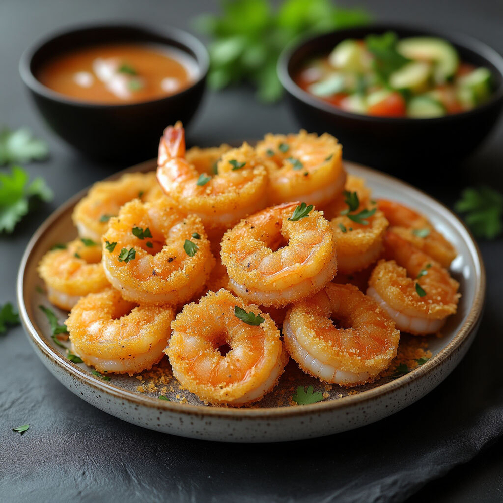 Креветки в панировке