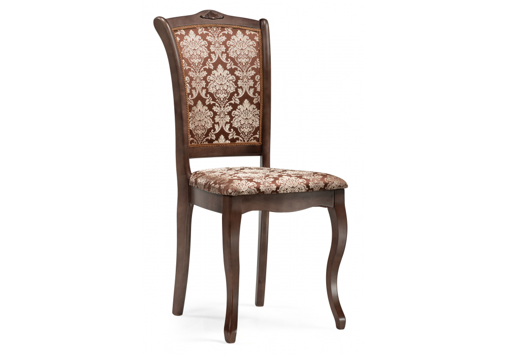 Стул деревянный Woodville Луиджи орех, шоколад, ножки орех