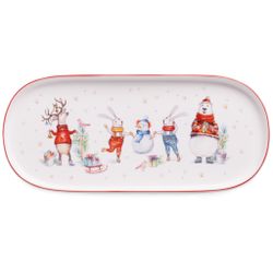 БЛЮДО ОВАЛЬНОЕ LEFARD "WINTER STORY" 34*14,5 СМ (КОР=12ШТ.)