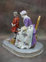 Статуэтка. Фарфор. Гувернантка. Франция