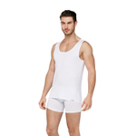 Классическая мужская майка +size с круглым вырезом Doreanse Weekend (Размер: 5X) (Цвет: белый)