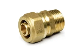 Зажимной наконечник для полимерных труб 20х3/4" PN10, Usystems