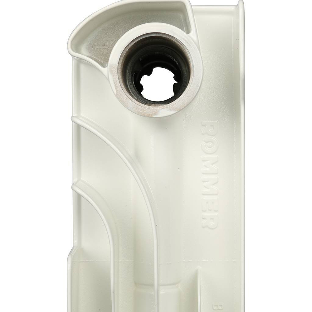 ROMMER Profi BM 350 (BI350-80-80-130)  4 секций радиатор биметаллический (RAL9016)